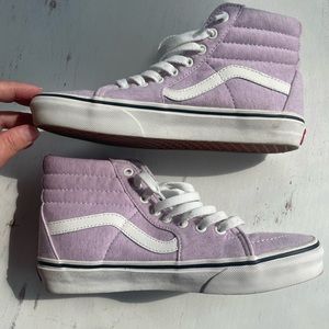 VANS Lavender High-top sneaker. Unisex M 5.5/ W 7